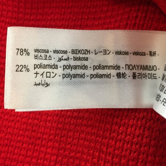 Zara Womens Knit Cardigan Sweater Jacket S Red Long Sleeve 3471/111 NWT - Picture 9 of 9